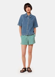 Stripe Linen Blend Short