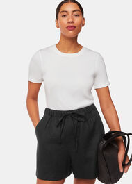Linen Elasticated Short
