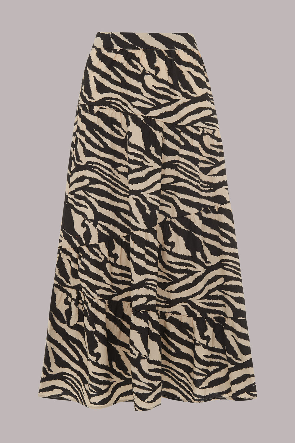 Mountain Zebra Tiered Skirt