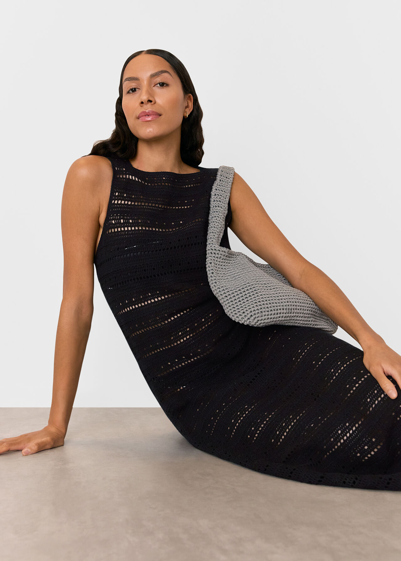 Long Crochet Beach Dress