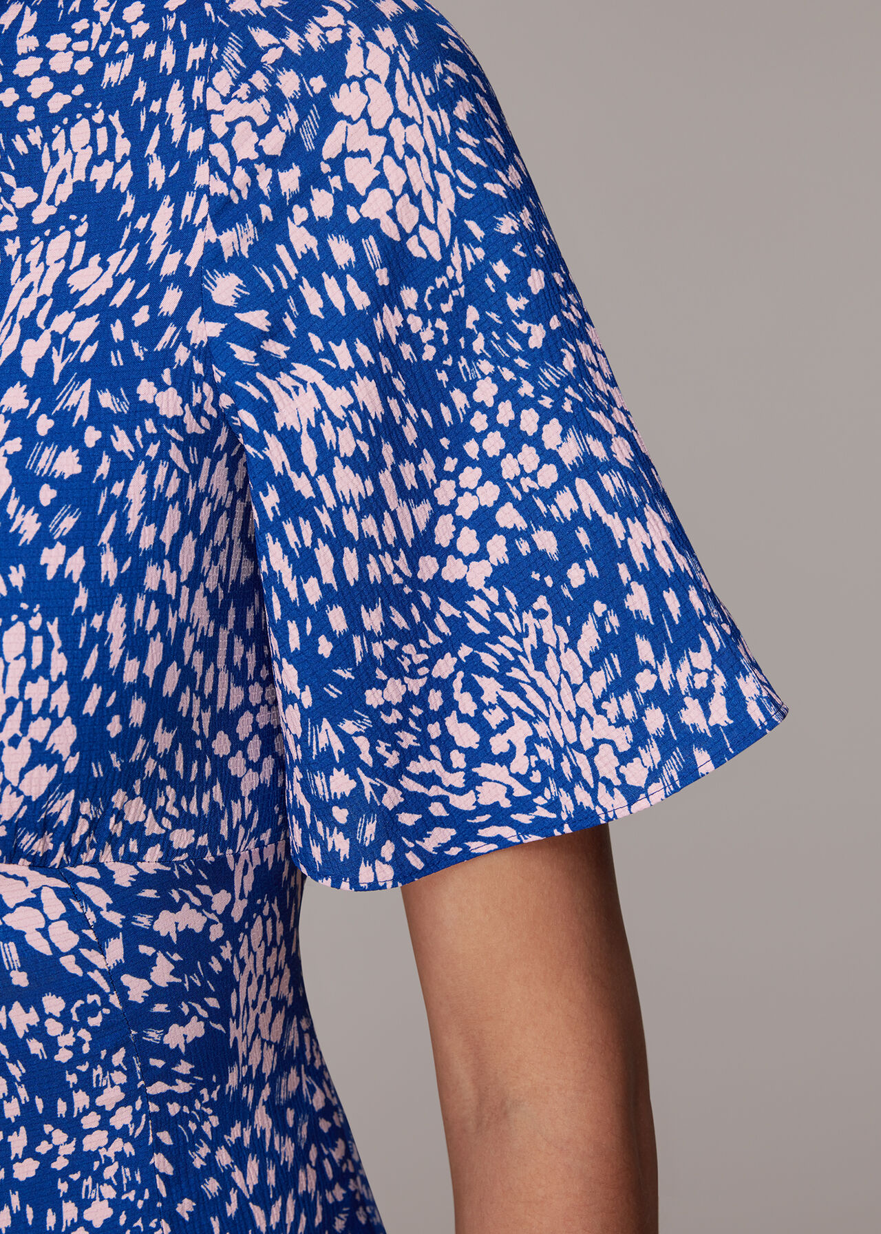 Lively Animal Print Midi Dress