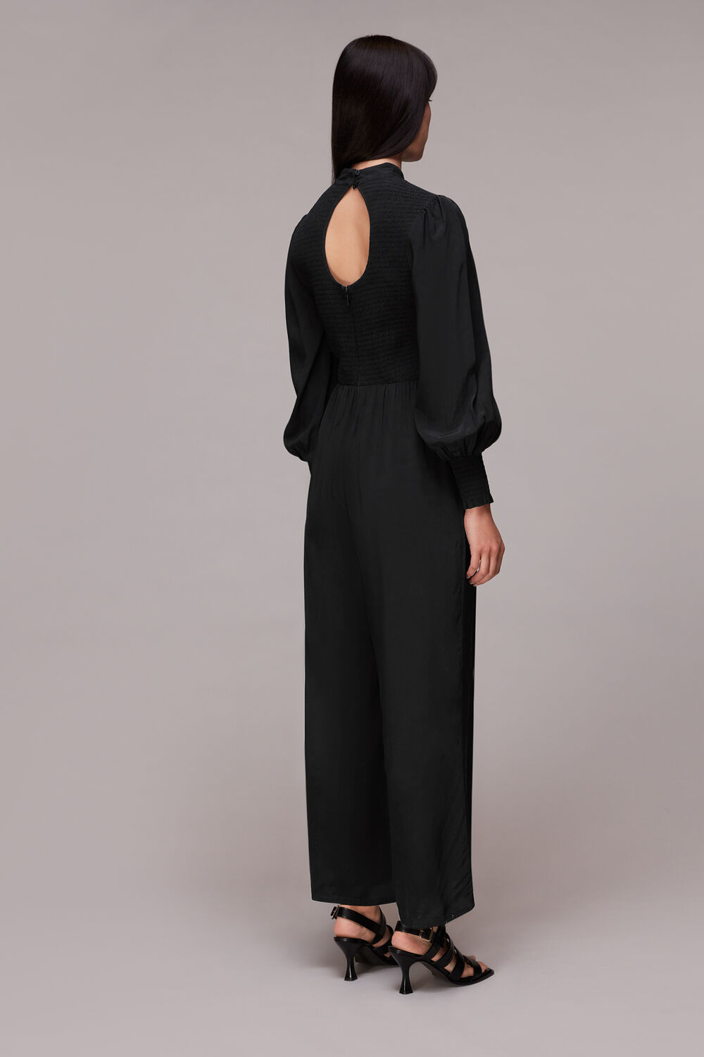 Shirred Bodice Jumpsuit