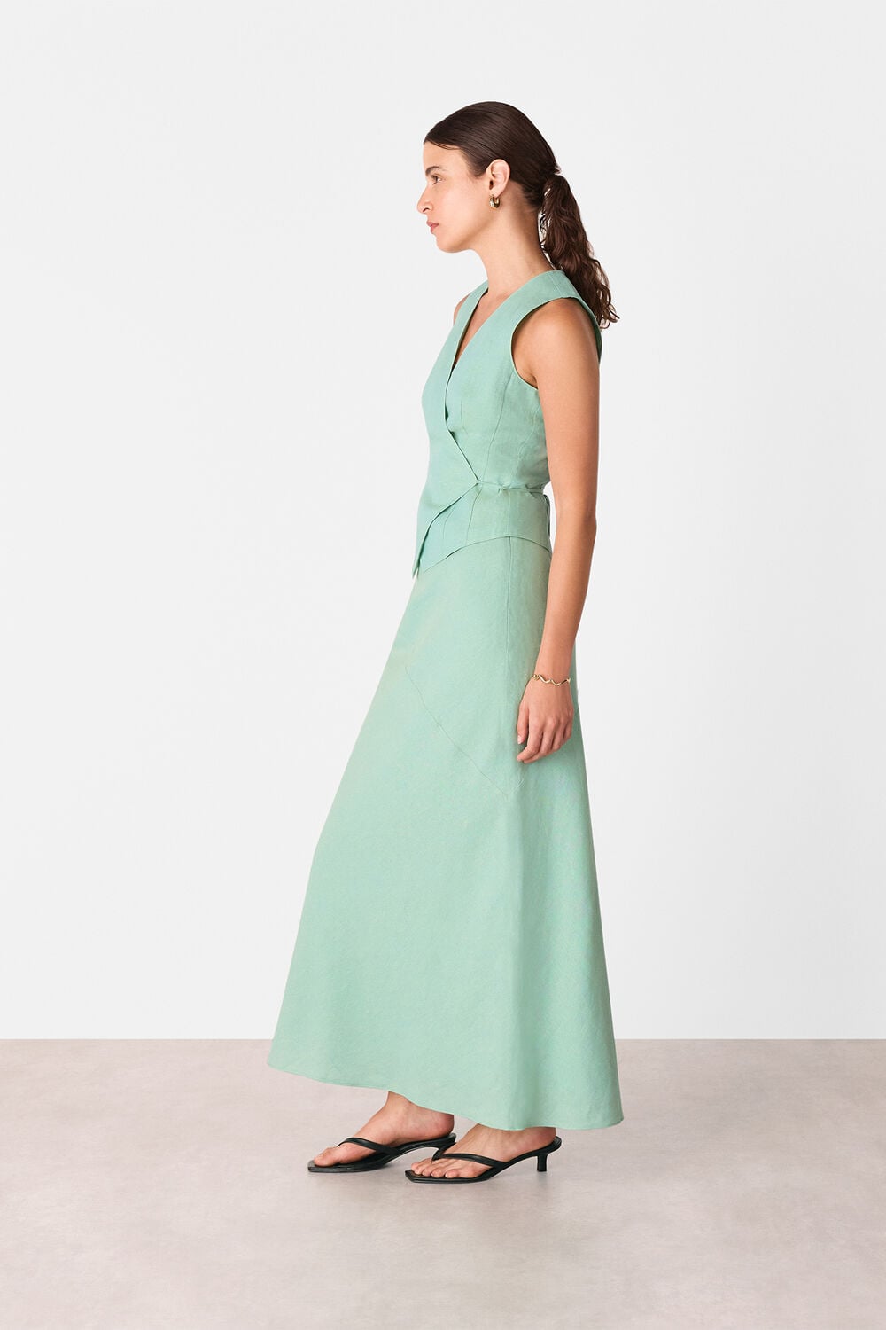 Mint Maxi Skirt