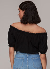 Frill Detail Cotton Tee