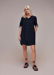 Petite Frankie Button Through Dress