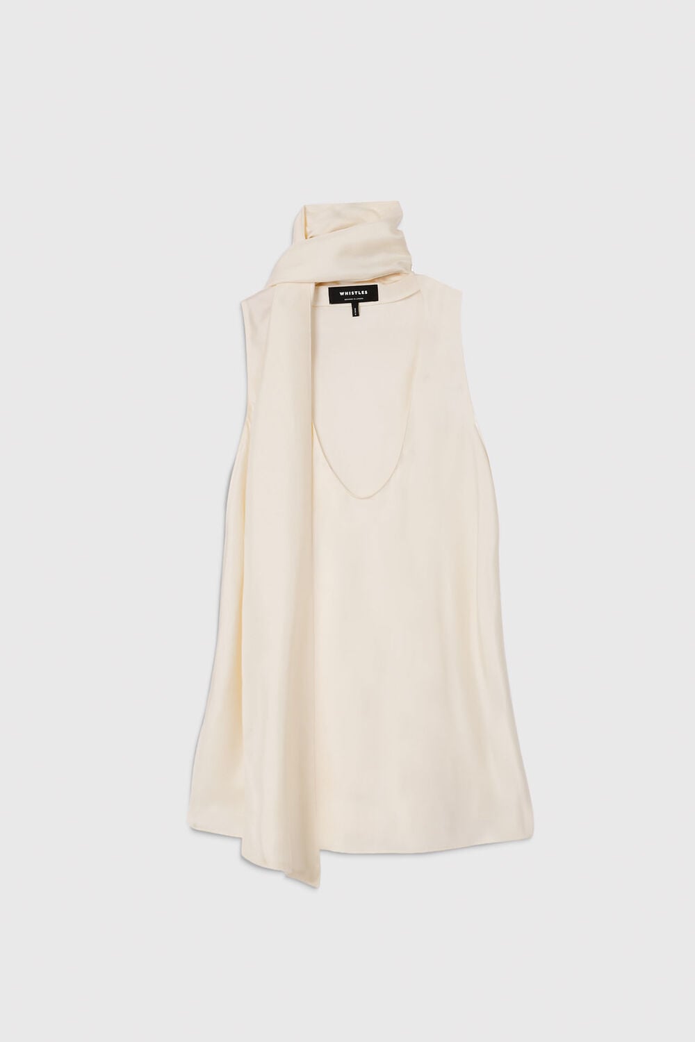 Silk Scarf Vest Top