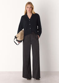 Cashmere Button Cardigan