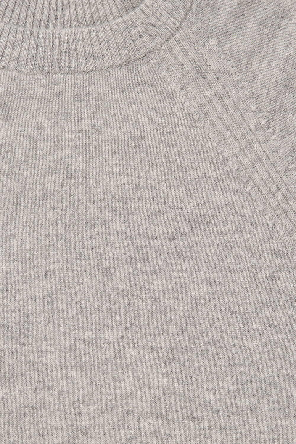 Grey Marl Ultimate Cashmere Crew Neck Sweater