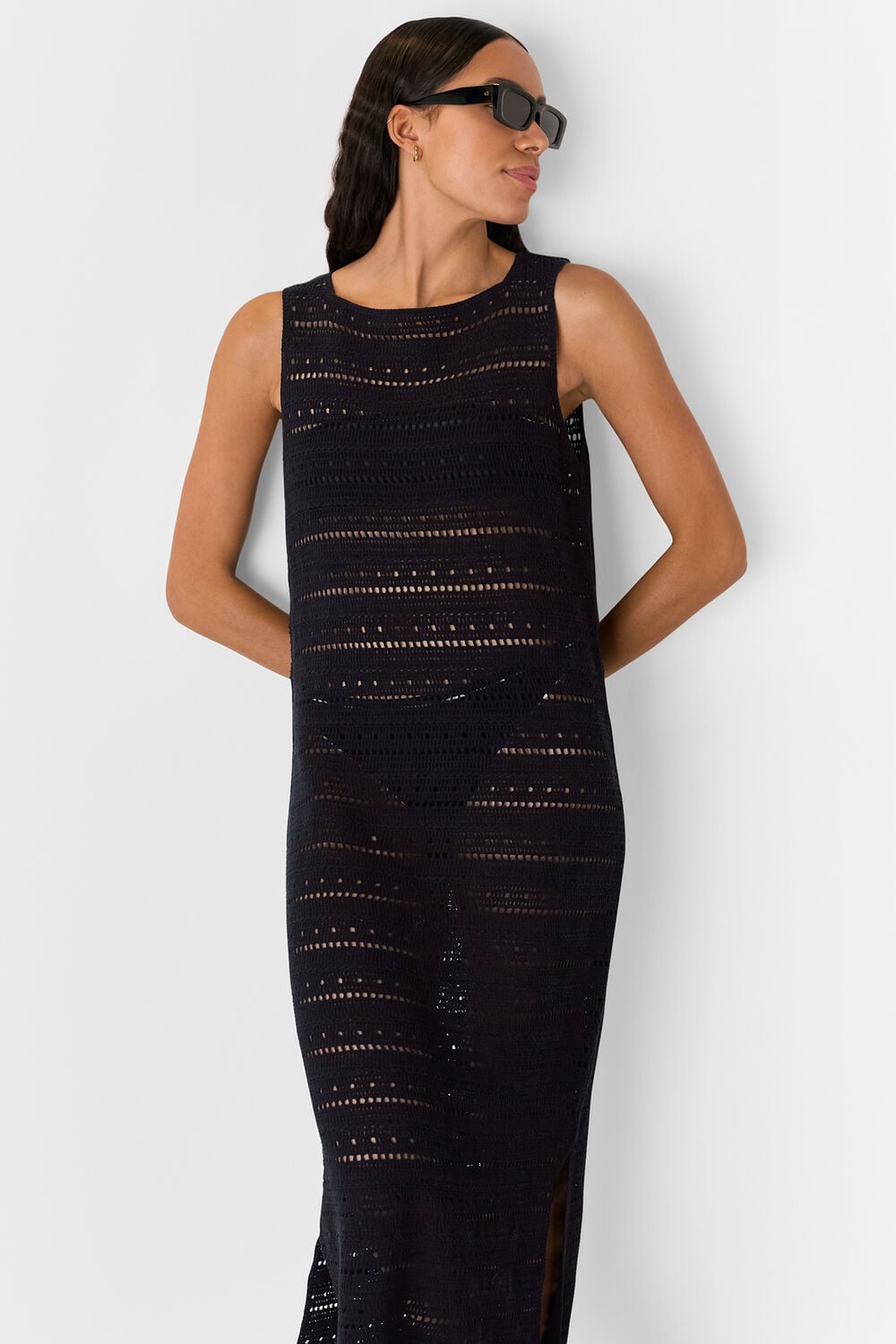 Long Crochet Beach Dress