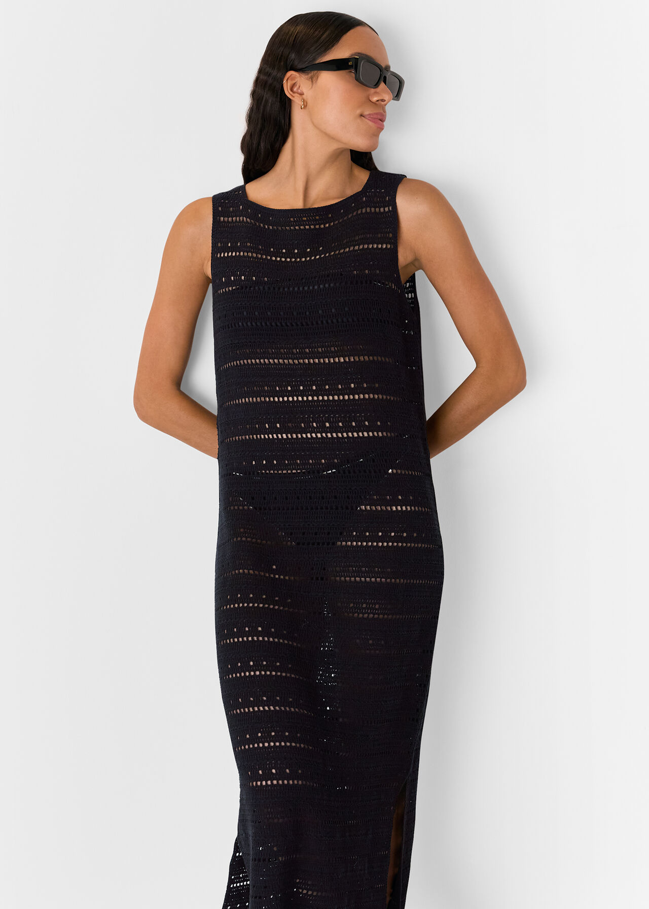 Long Crochet Beach Dress