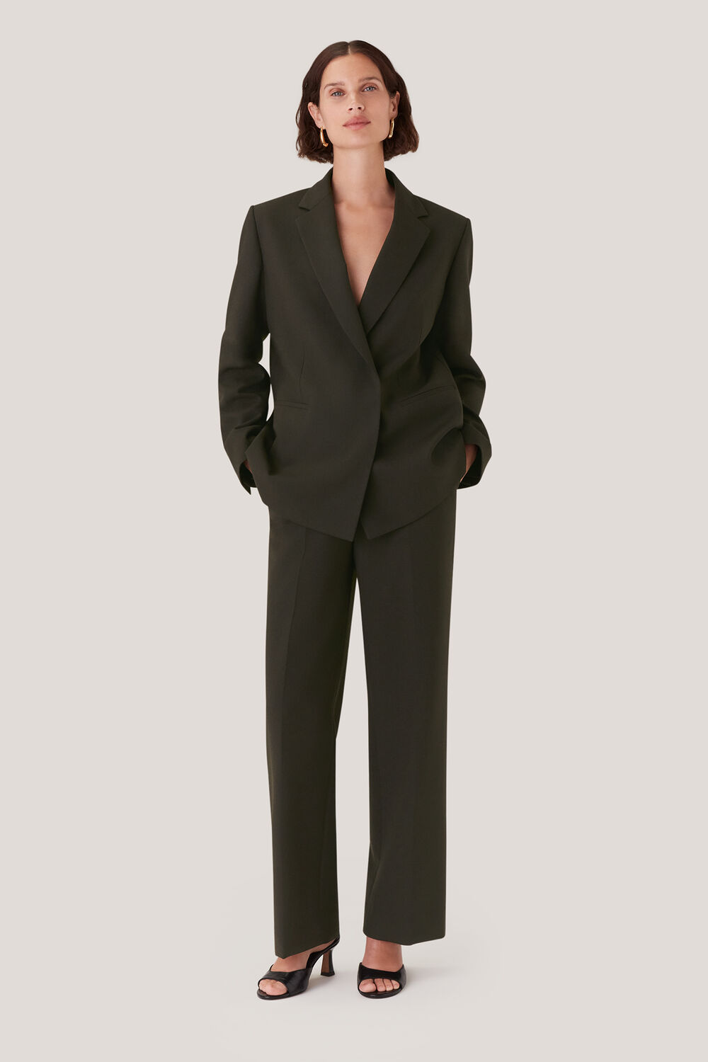 Natalie Wool Blend Blazer