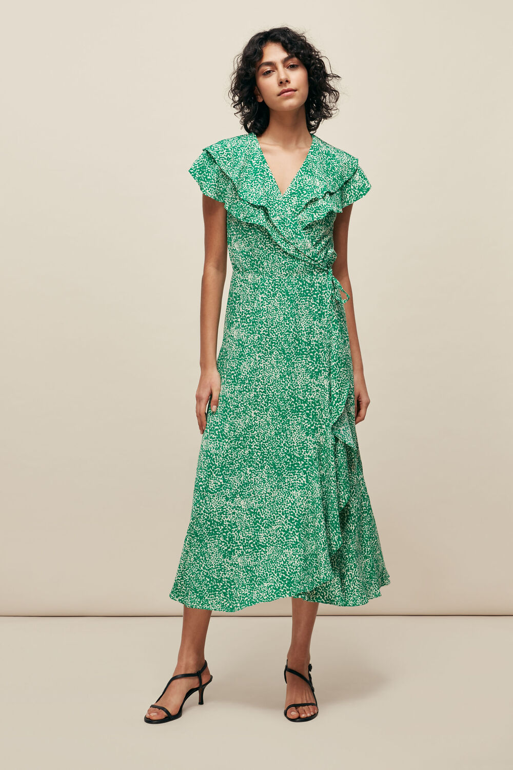 Blot Animal Wrap Dress