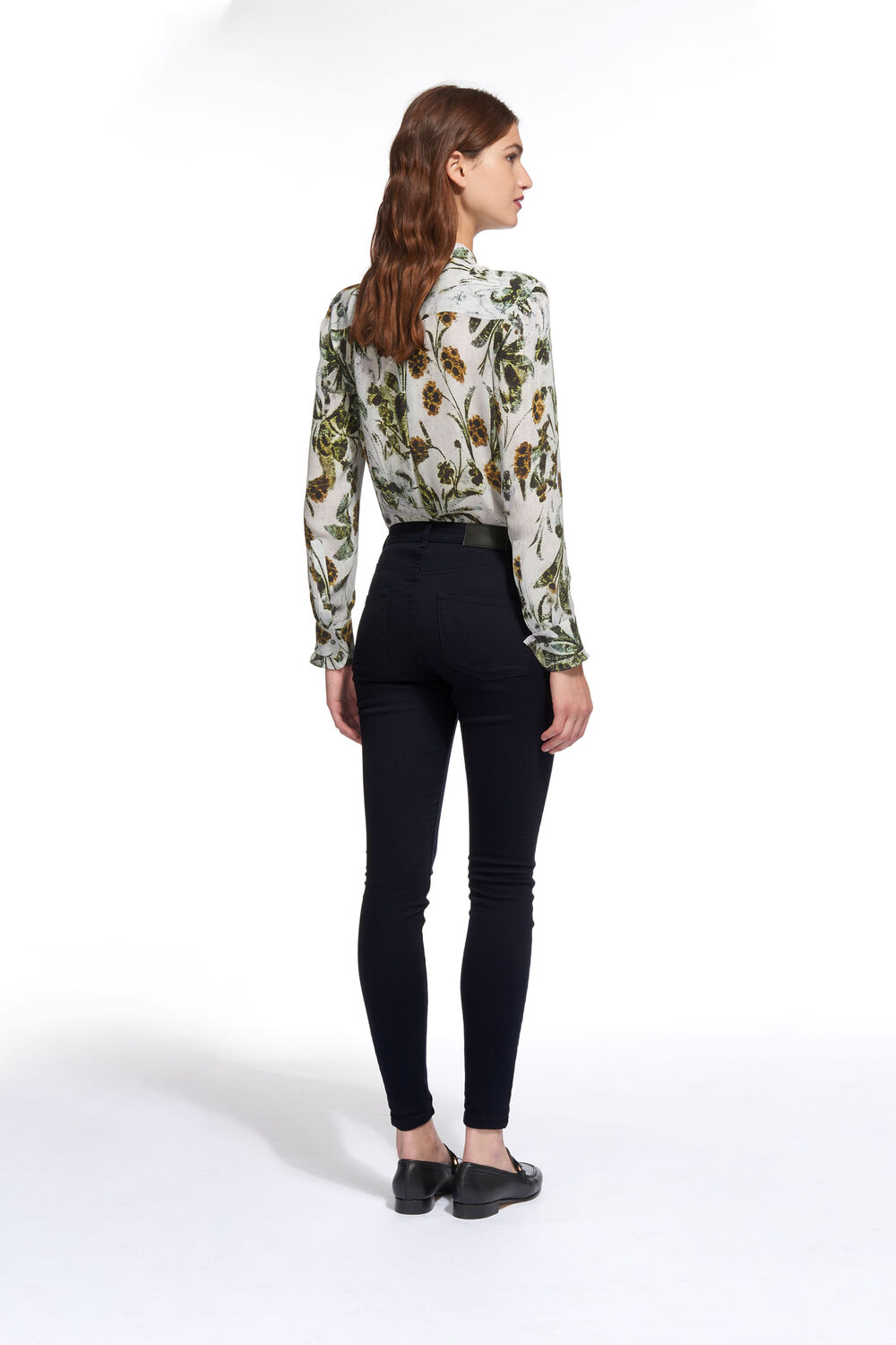 Blue Black Skinny Jean Dark Blue