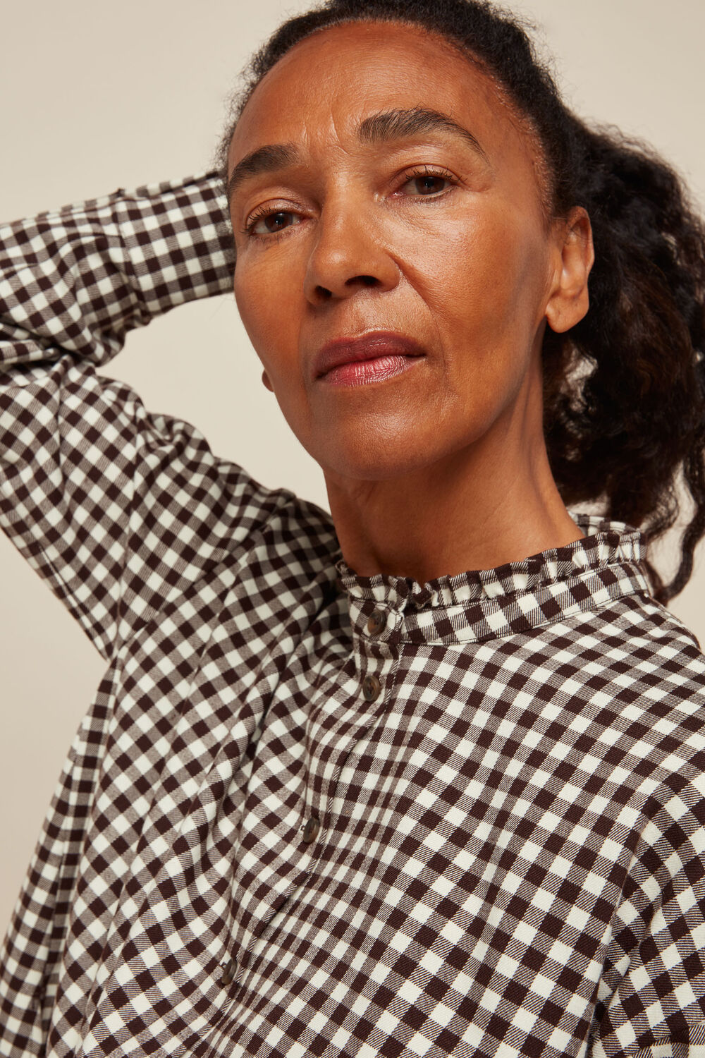 Gingham Blouse