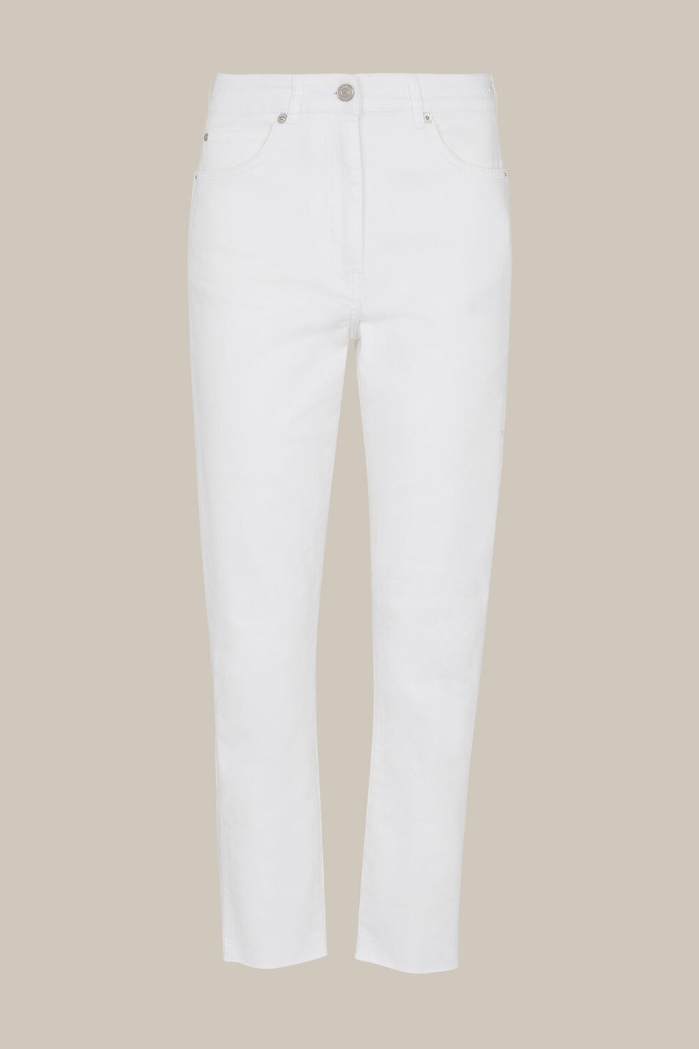 Stretch Slim Frayed Jean