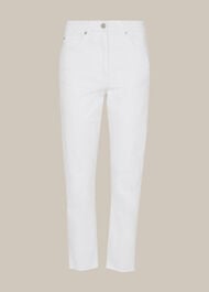 Stretch Slim Frayed Jean