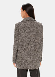 Noa Herringbone Short Coat
