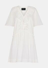 Ruffle Trapeze Mini Dress