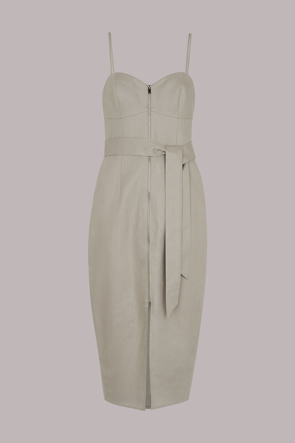 Zip Front Cami Dress