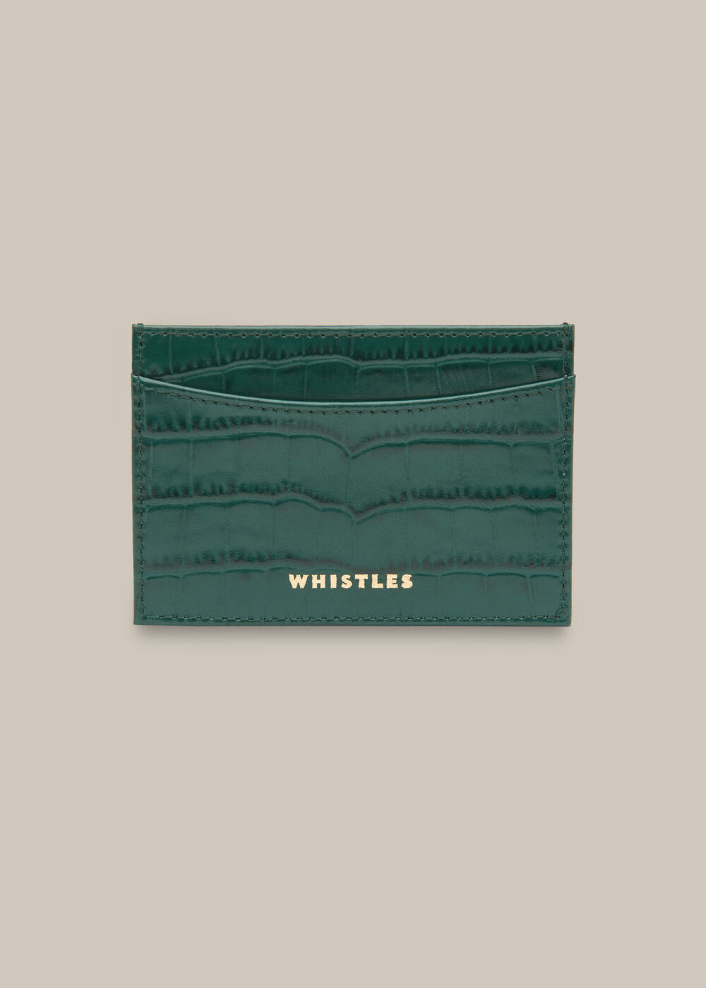 Shiny Croc Card Holder