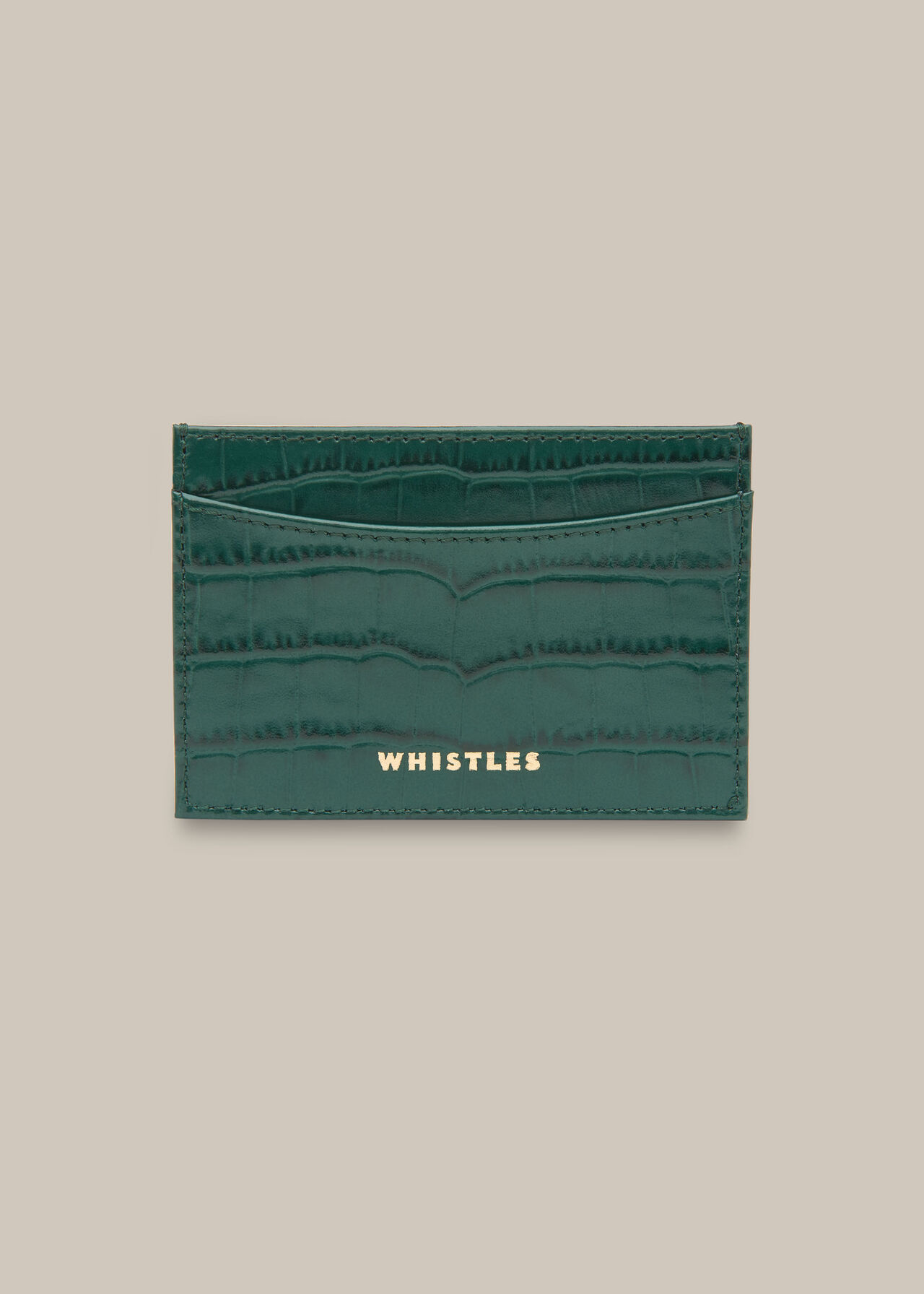 Shiny Croc Card Holder