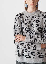 Leopard Intarsia Knit