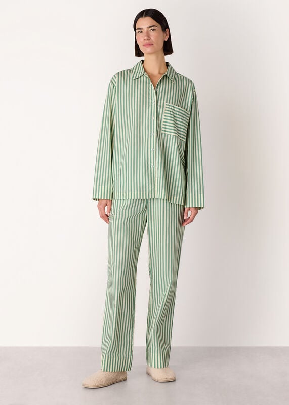 Multicolour Cotton Stripe Pyjama Bottom