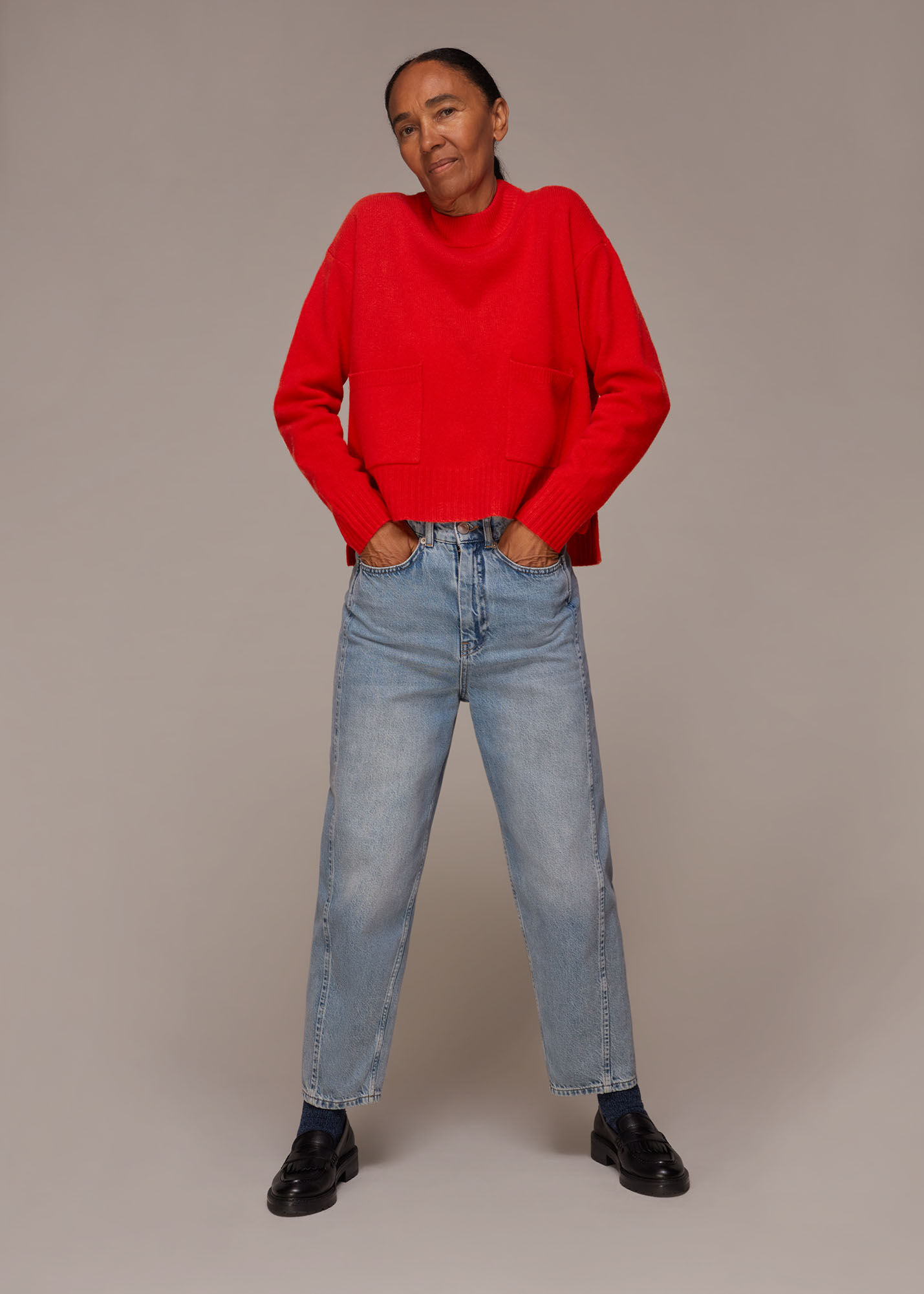 Whistles red jumper hot sale
