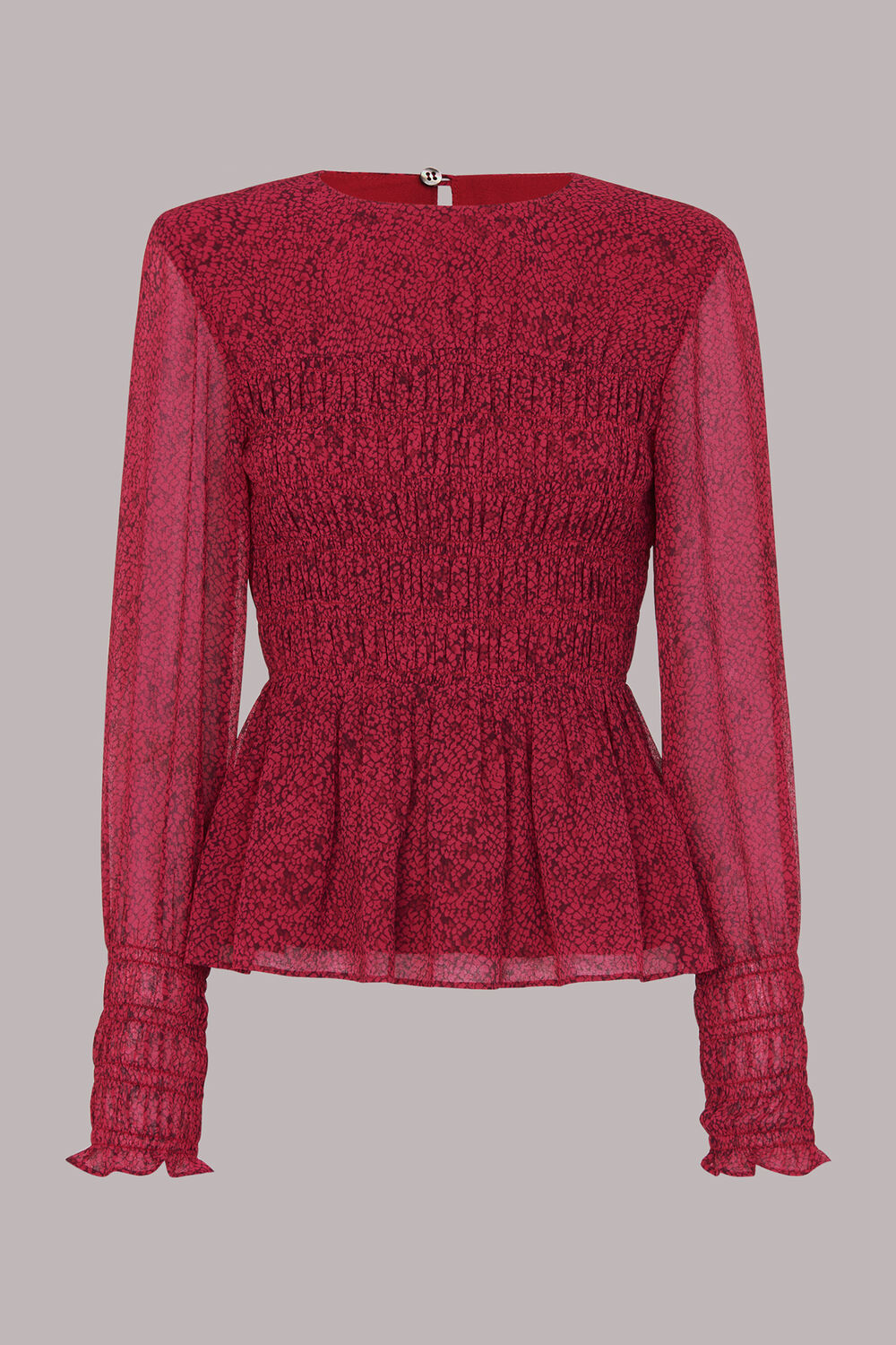 Pink Abstract Snake Rosanna Top