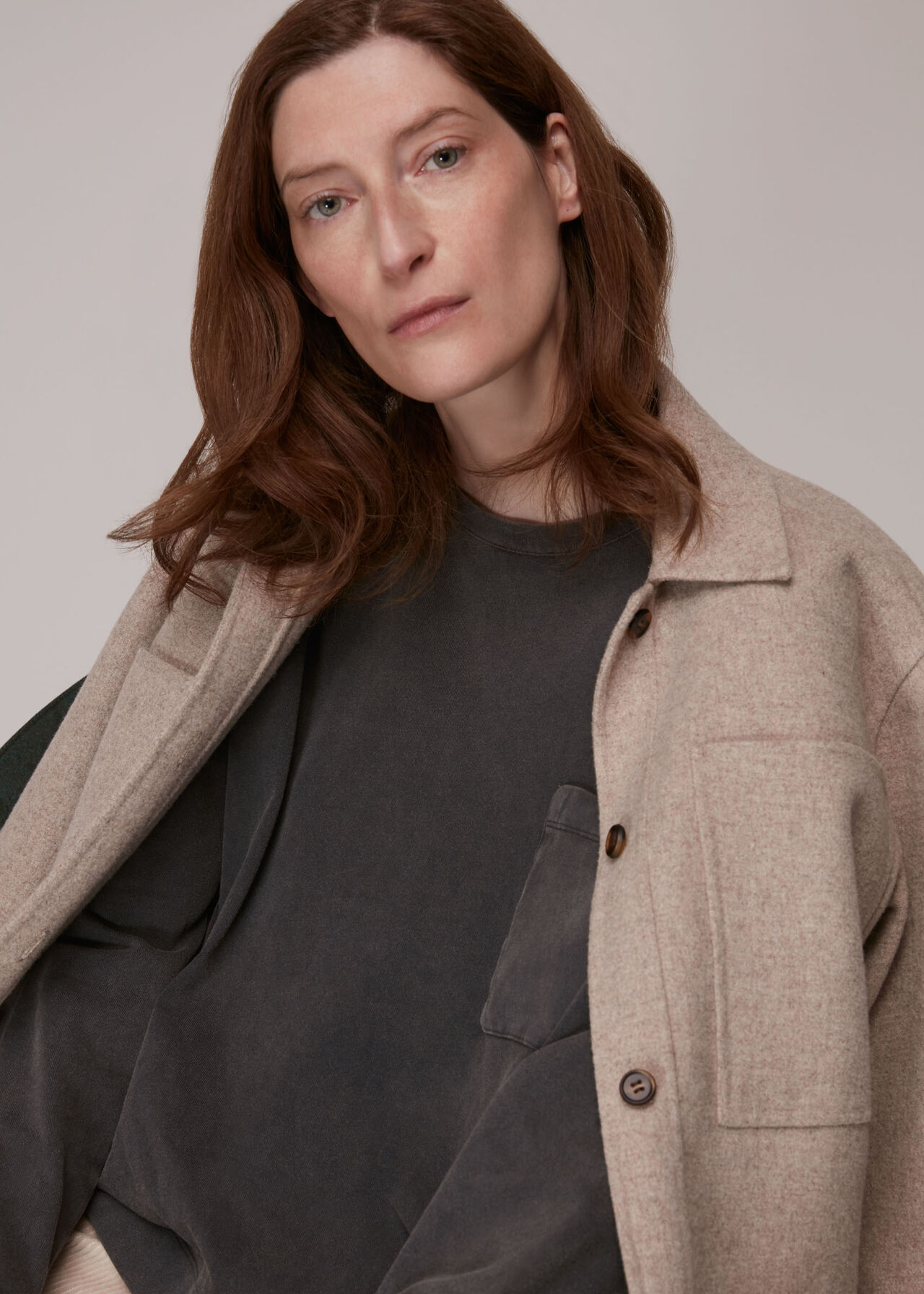 Relaxed Washed Pocket Top