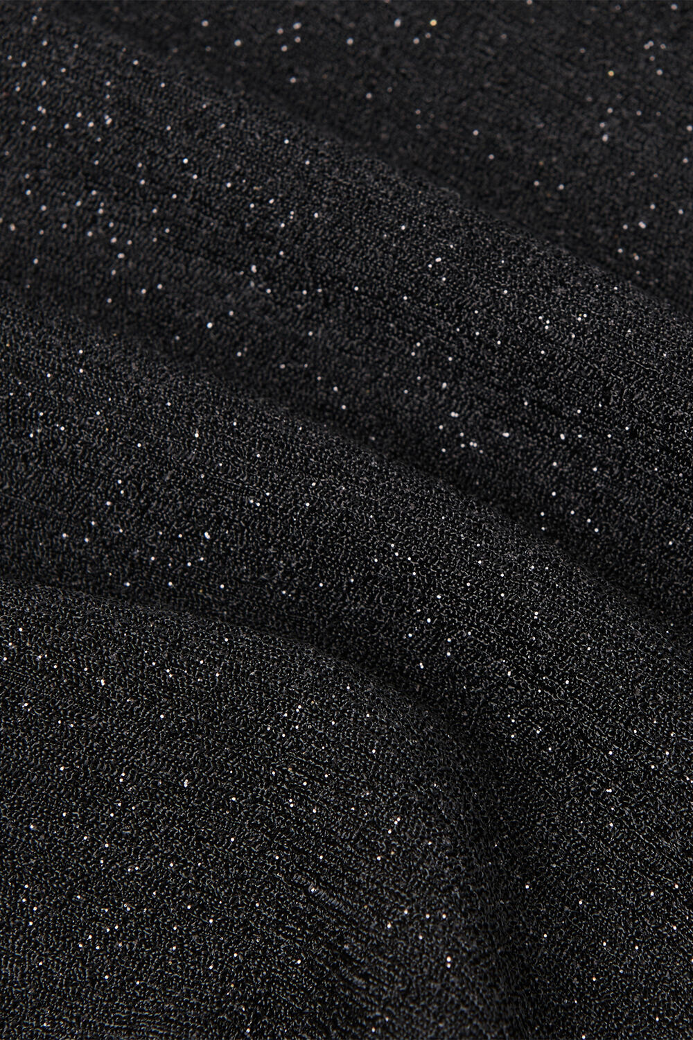 Black Eva Sparkle Cropped Trouser