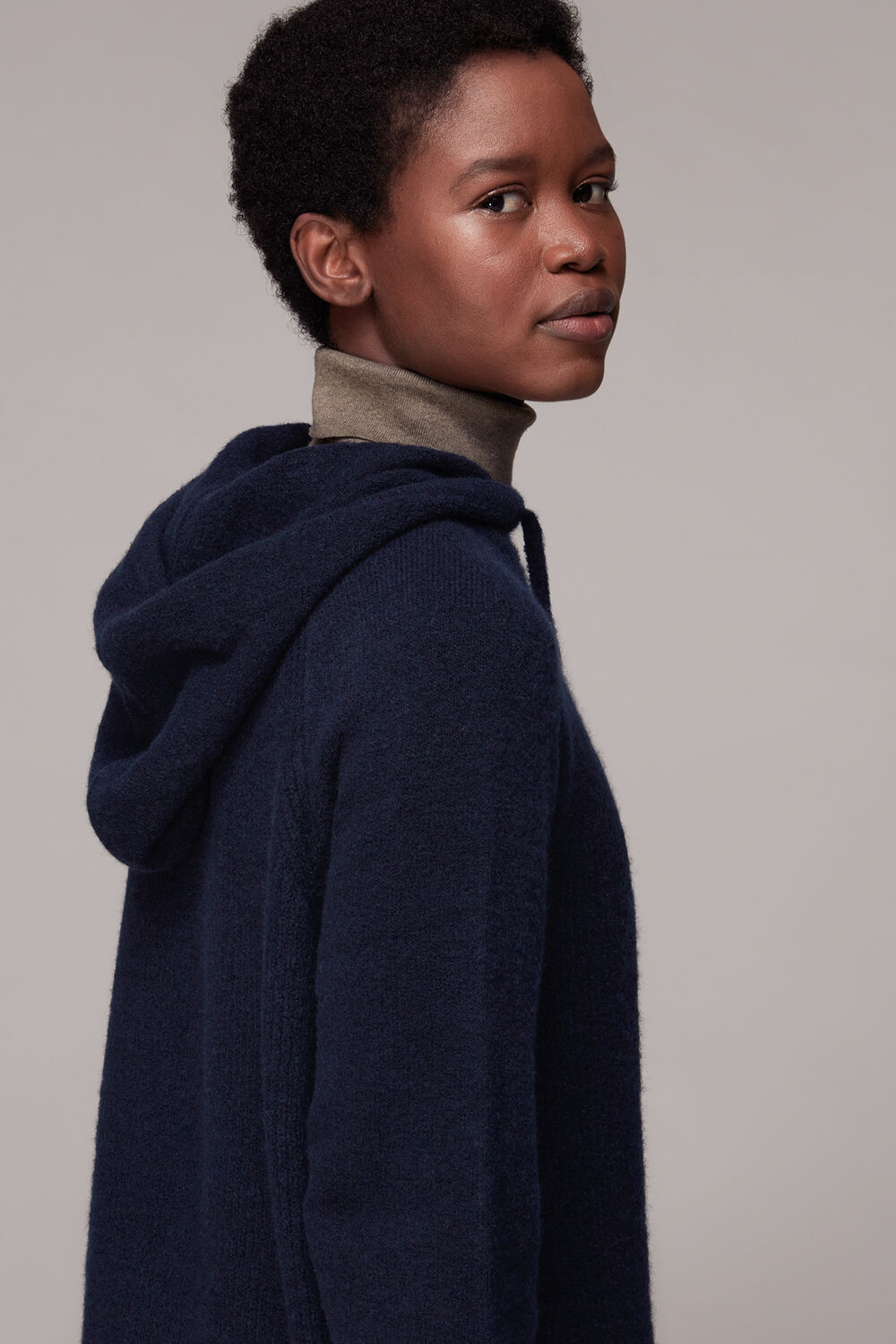Knitted Hoodie Dress