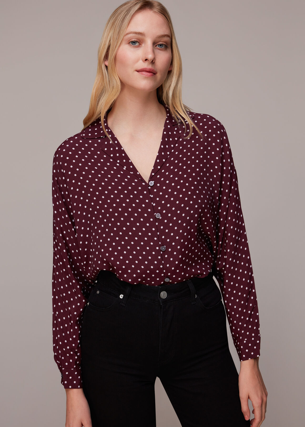 Spot Print Ramona Shirt