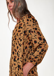 Striking Leopard Print Dress