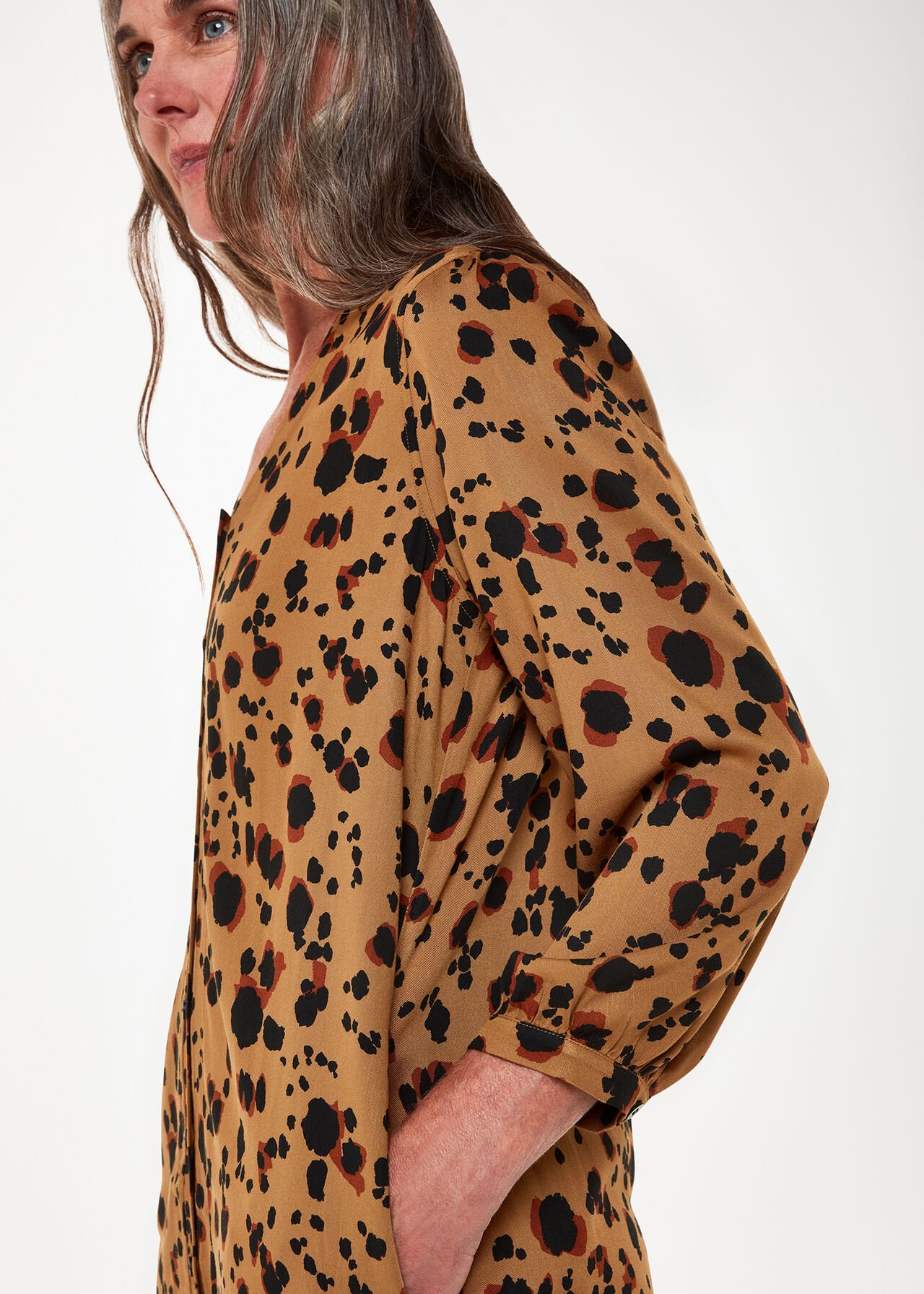 Striking Leopard Print Dress