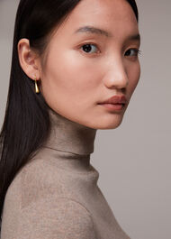 Teardrop Hoop Earring