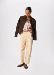 Tropical Bird Textured Shirt