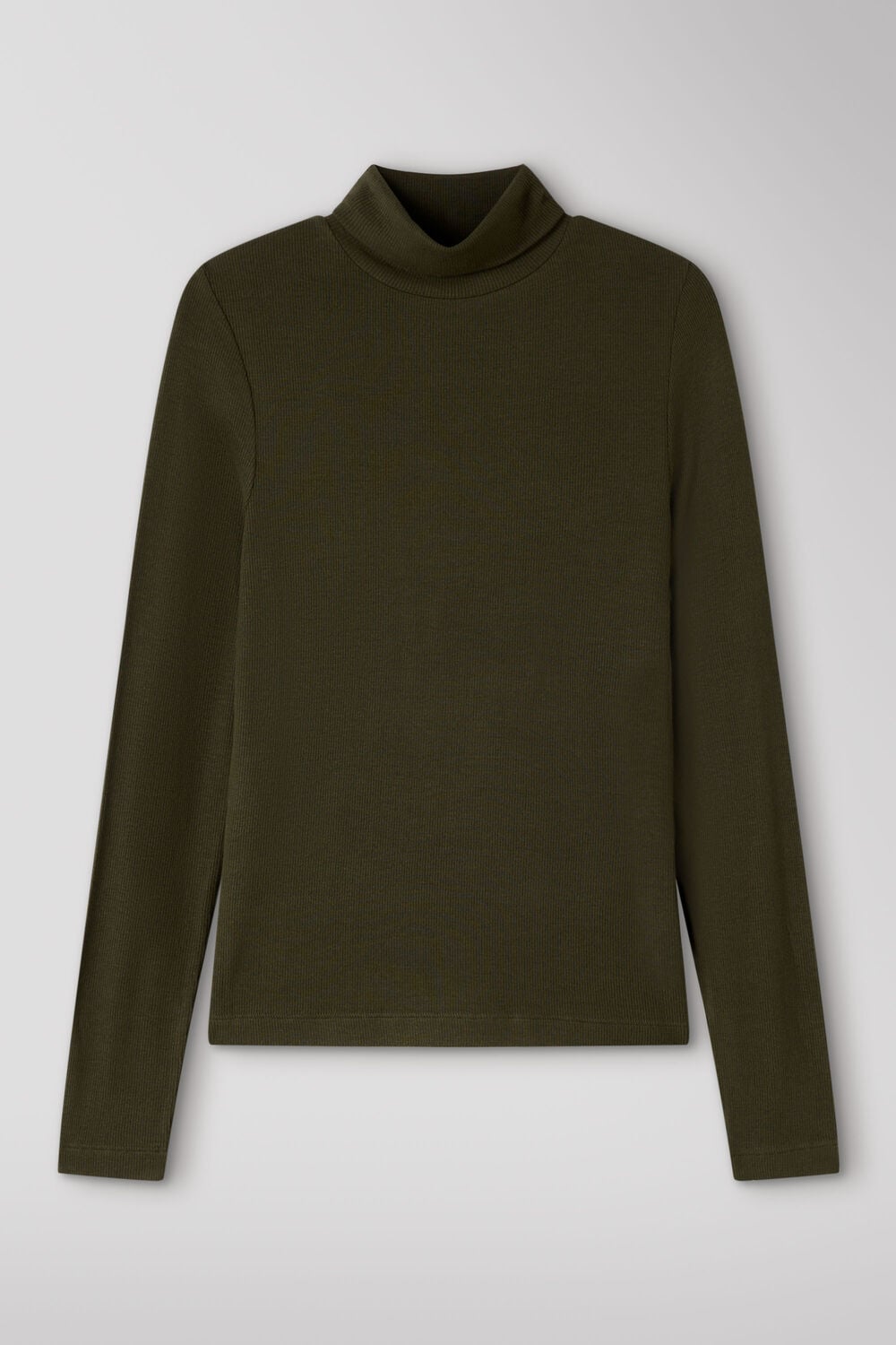 Khaki Essential Ribbed Polo