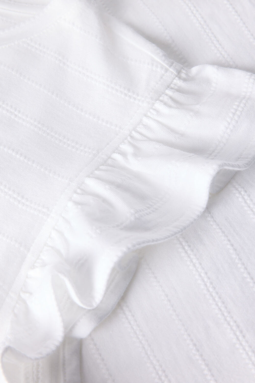Frill Sleeve Broderie Tee