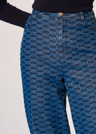 Tangle Check Denim Trouser