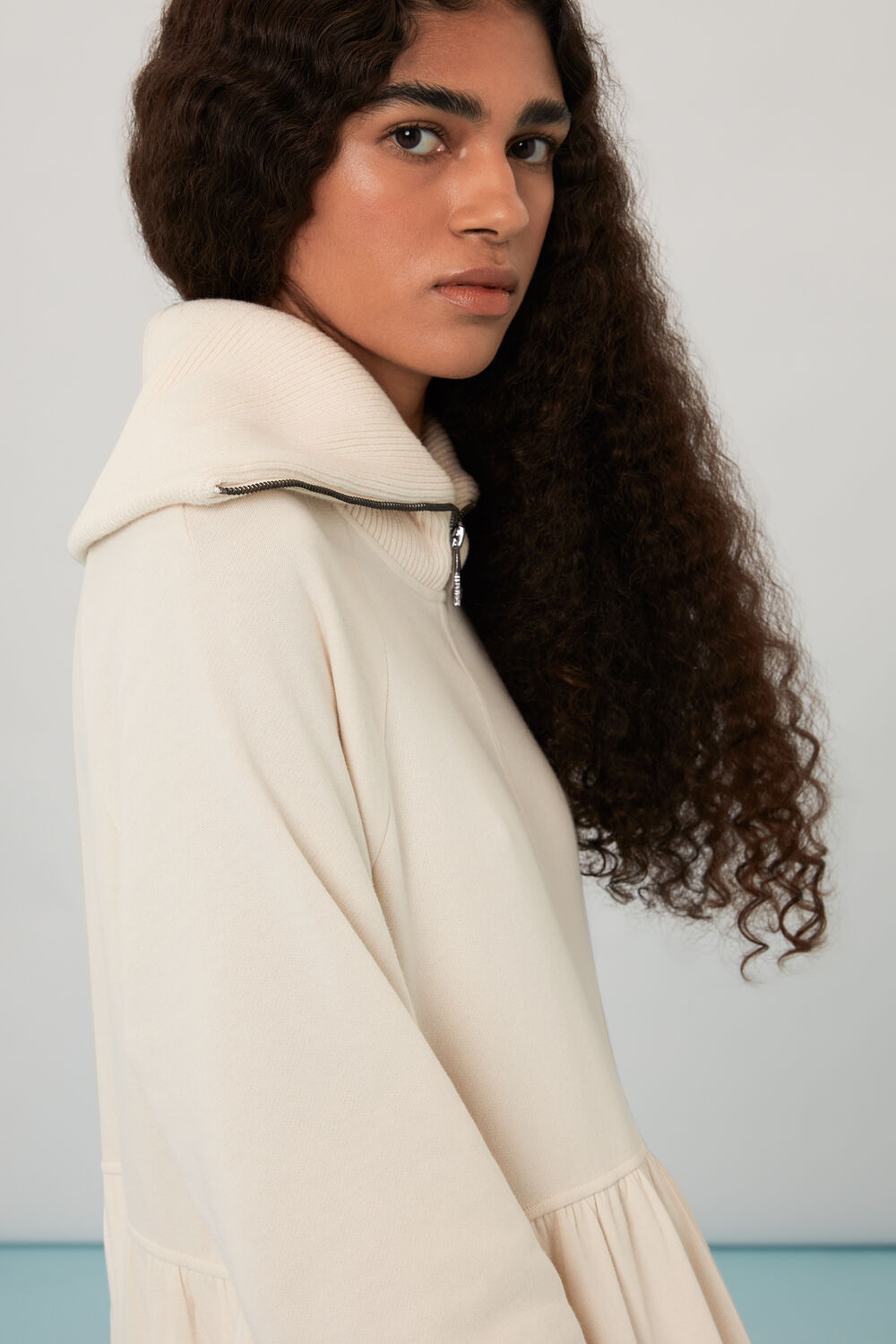 Lili Zip Sweatshirt Dress