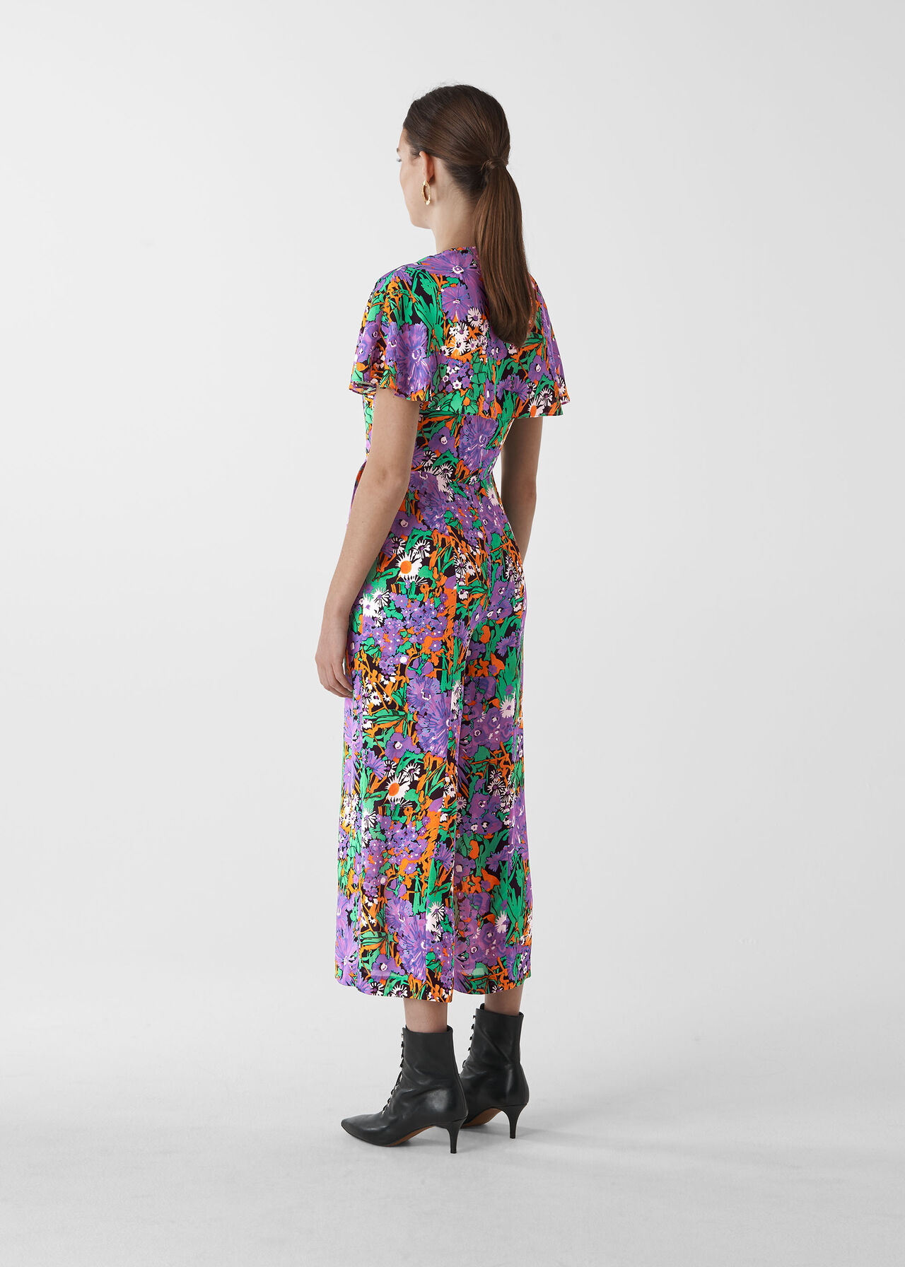 Simone Floral Print Jumpsuit Multicolour