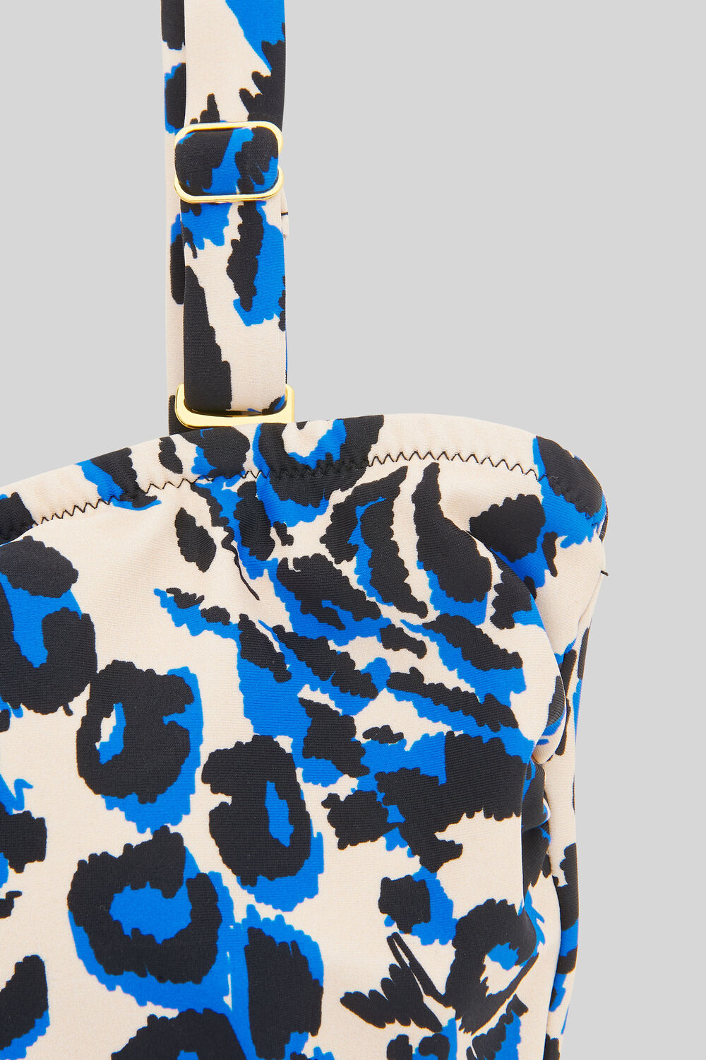 Animal Print Swimsuit Blue/Multi