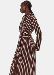 Alex Stripe Shirt Dress