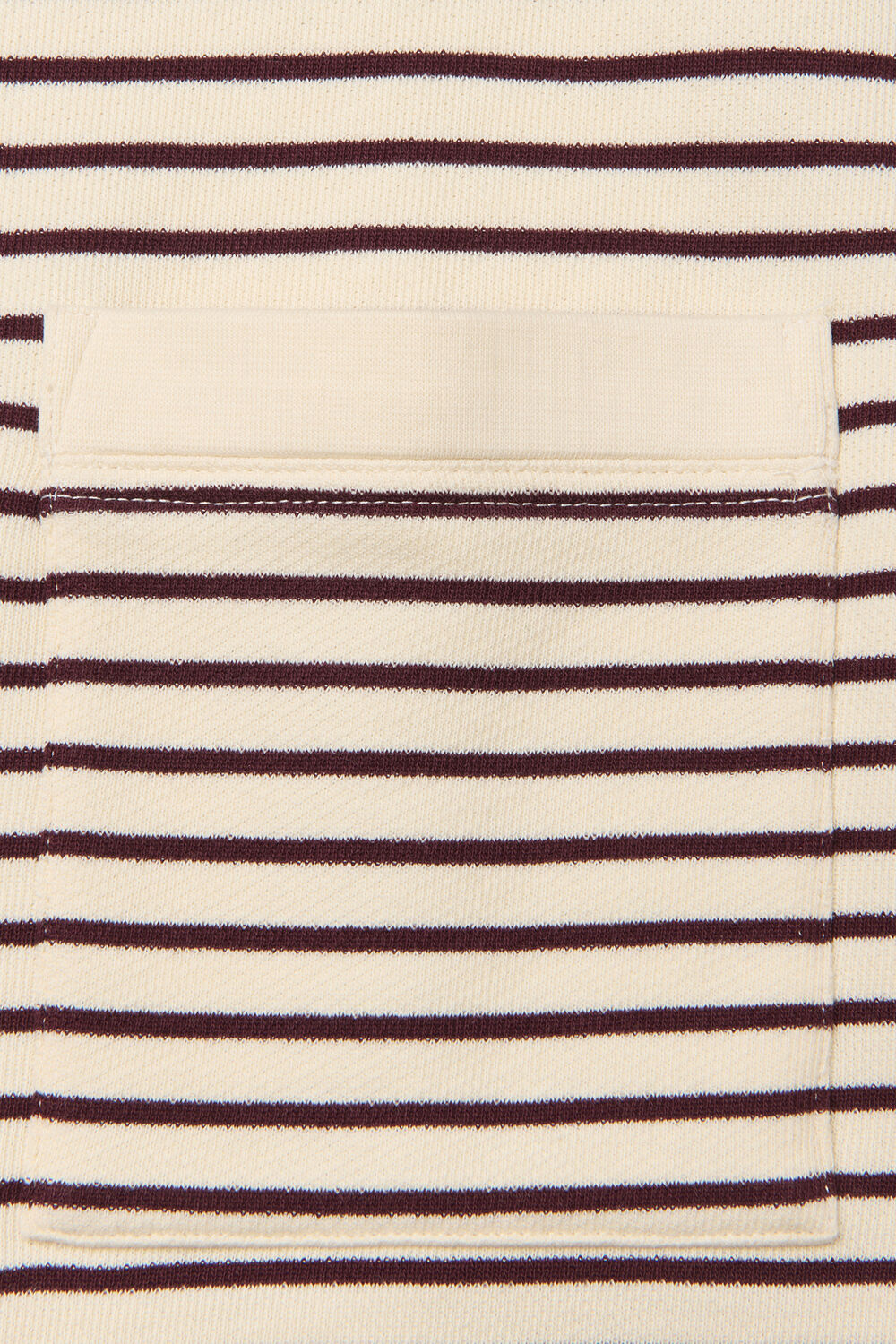 Burgundy Stripe Sweat