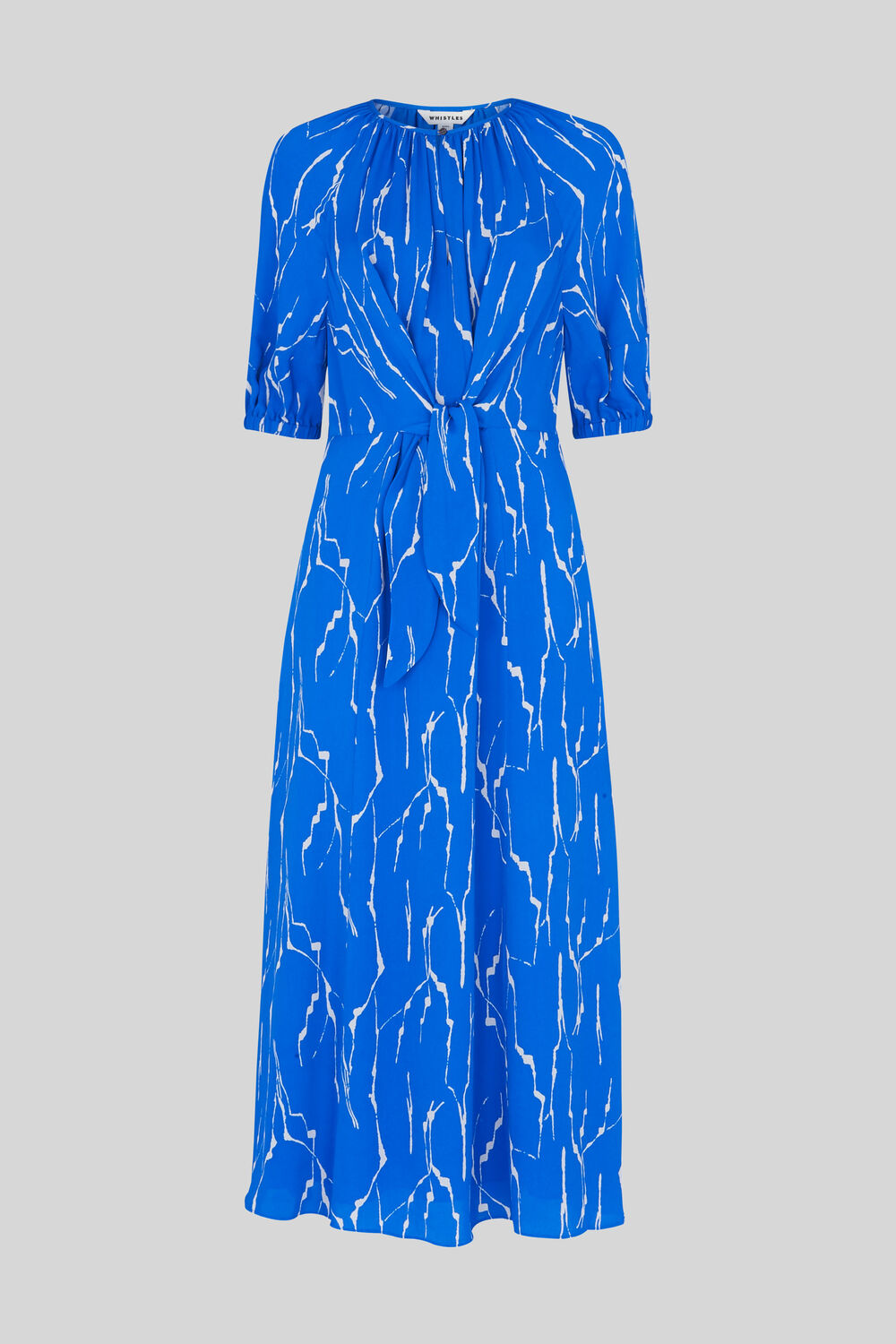 Monika Twig Print Dress Blue/Multi