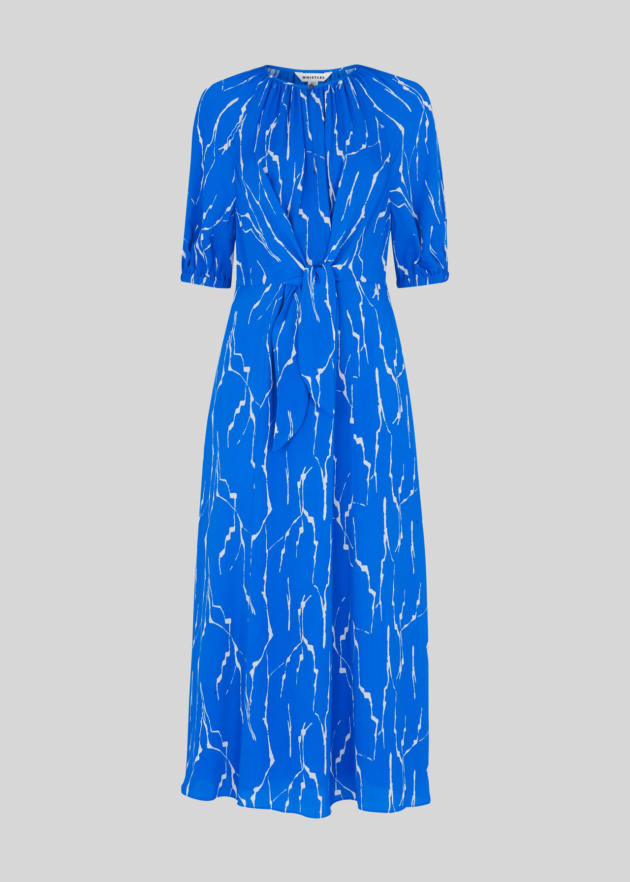 Monika Twig Print Dress Blue/Multi