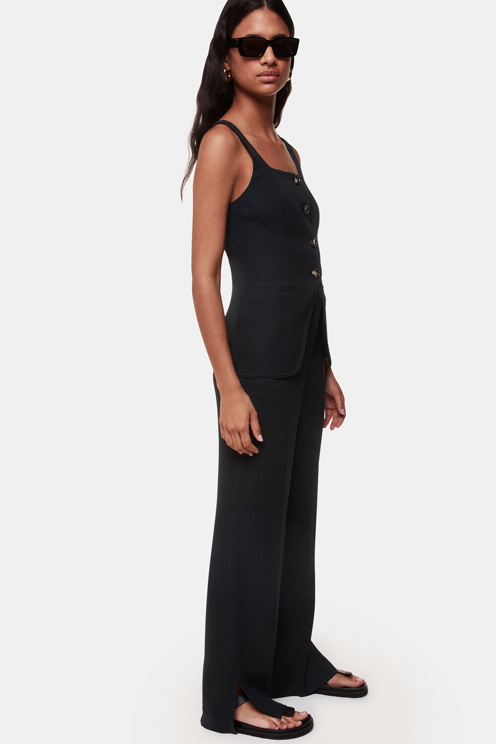 Leyla Crepe Trouser