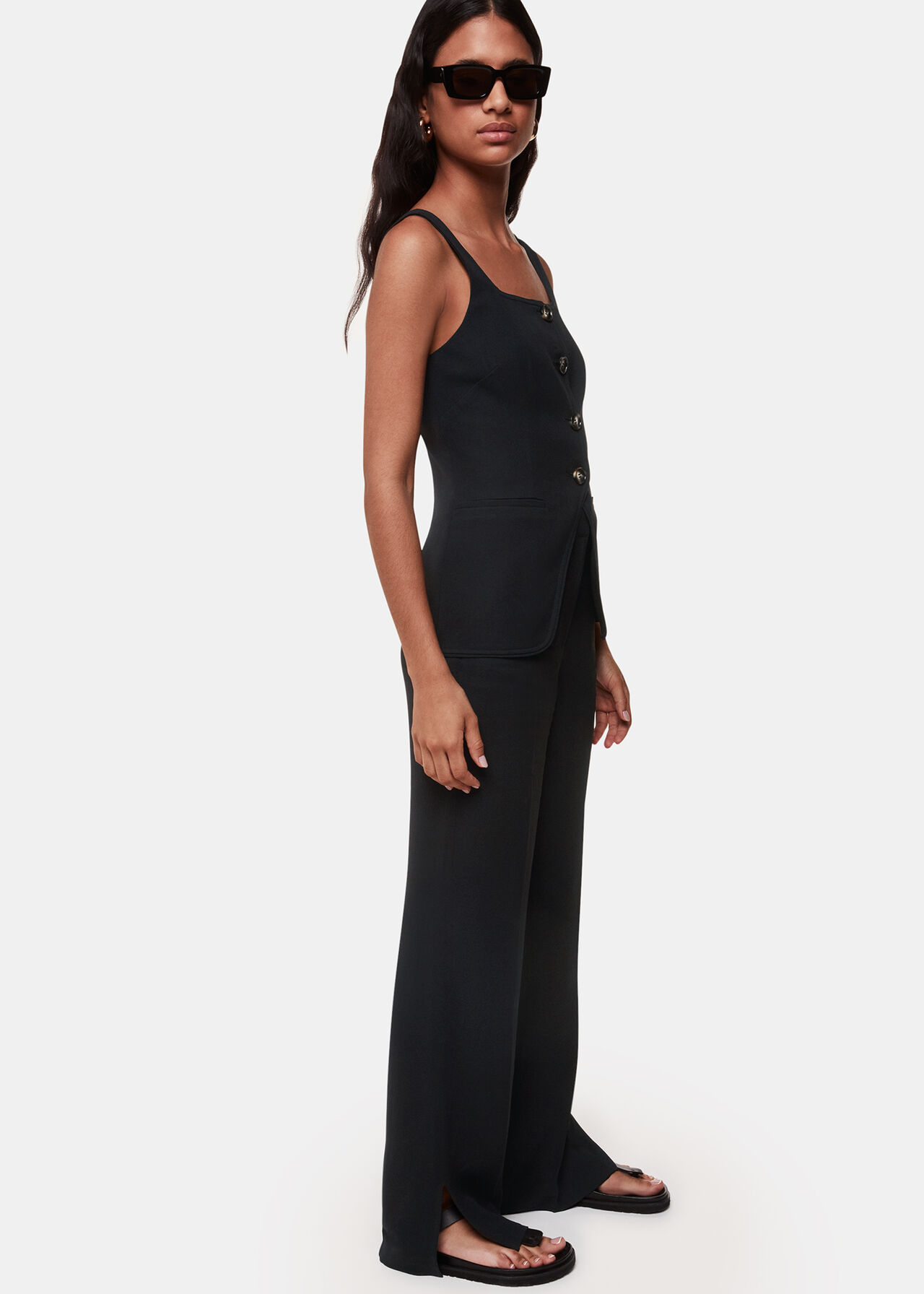 Leyla Crepe Trouser