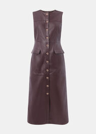Leather Shift Dress